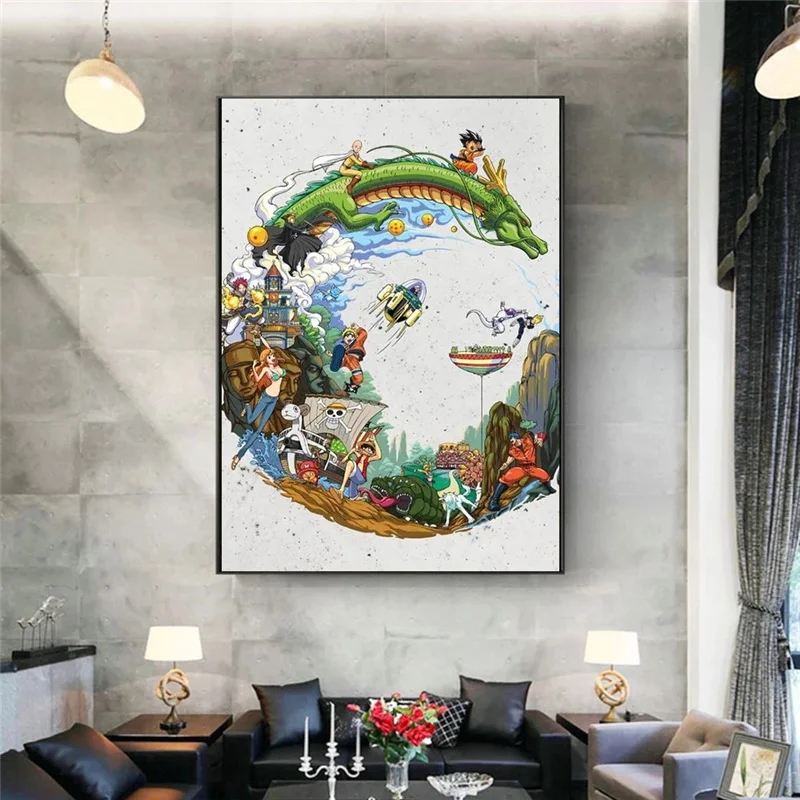

Набор для рисования по номерам «дракон», 80x120 см