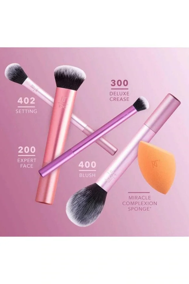 Real Techniques Everyday Essentials Makeup Brush Set 428933421