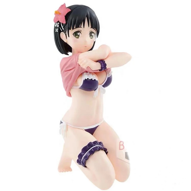 Original Banpresto Sword Art Online Figure Kirigaya Suguha PVC model Figurals Dolls Brinquedos figuarts | Игрушки и хобби