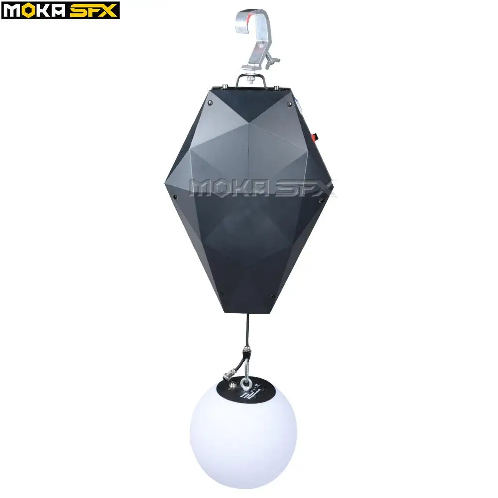 

1 шт./лот 3D призматическое светодиодное освещение шар вверх вниз подъем современный волновой эффект RGB красочный кинетический свет для сцен...