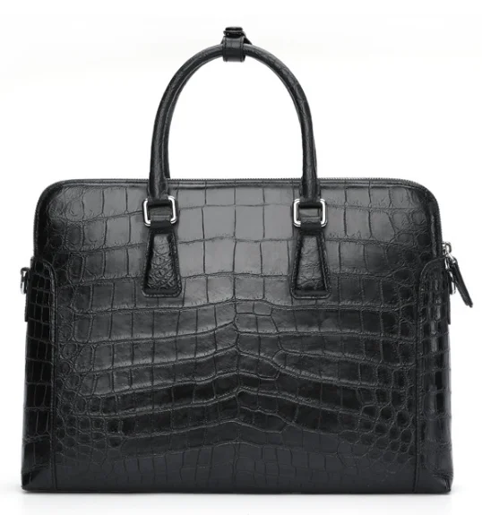 

Handmade Leather Men's Bag Business Bag Head Layer Leather Handbag Men Retro Computer Messenger Bag Horizontal Section Briefcase