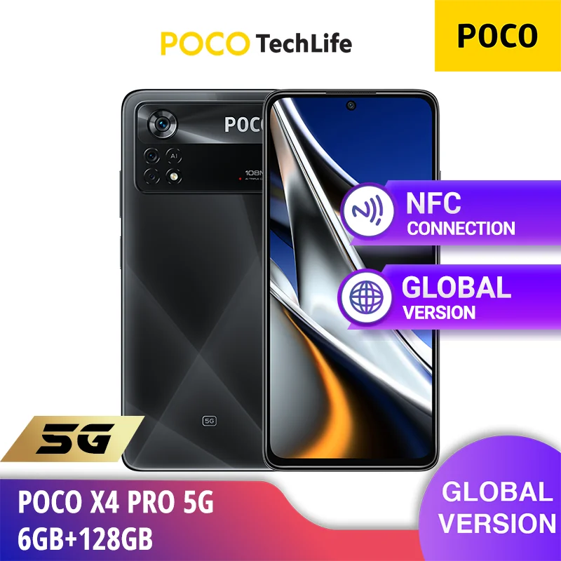 Najtaniej Wersja Globalna POCO X4 Pro 5G - Snapdragon 695, Potrójna Kamera 108MP, ładowanie Turbo 67W