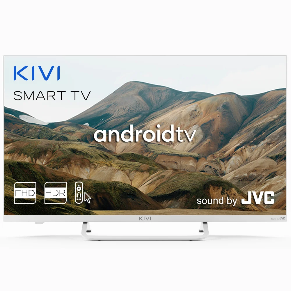 Телевизор 32&quot KIVI 32F790LW Full HD (1080) / Smart TV Google Android 9.0 HDR Bluetooth Пульт-указка | Электроника