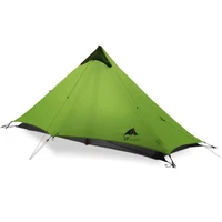 3f ul gear lanshan lancer 1p 1 person camping tent 3 season 4 season 15d silnylon no pole ultralight outdoor hiking double layer