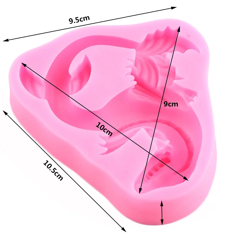Силиконовые формы в виде дракона из эпоксидной смолы Яйца динозавра помадки