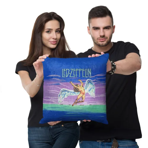 Подушка 3D Led Zeppelin 2 | Дом и сад
