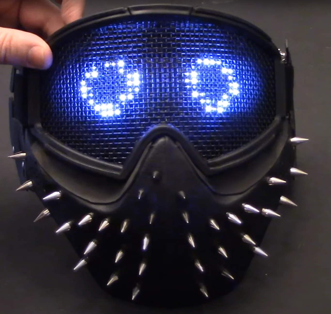 Светодиодная RGB-подсветка с поддержкой Bluetooth неоновая маскарадная маска