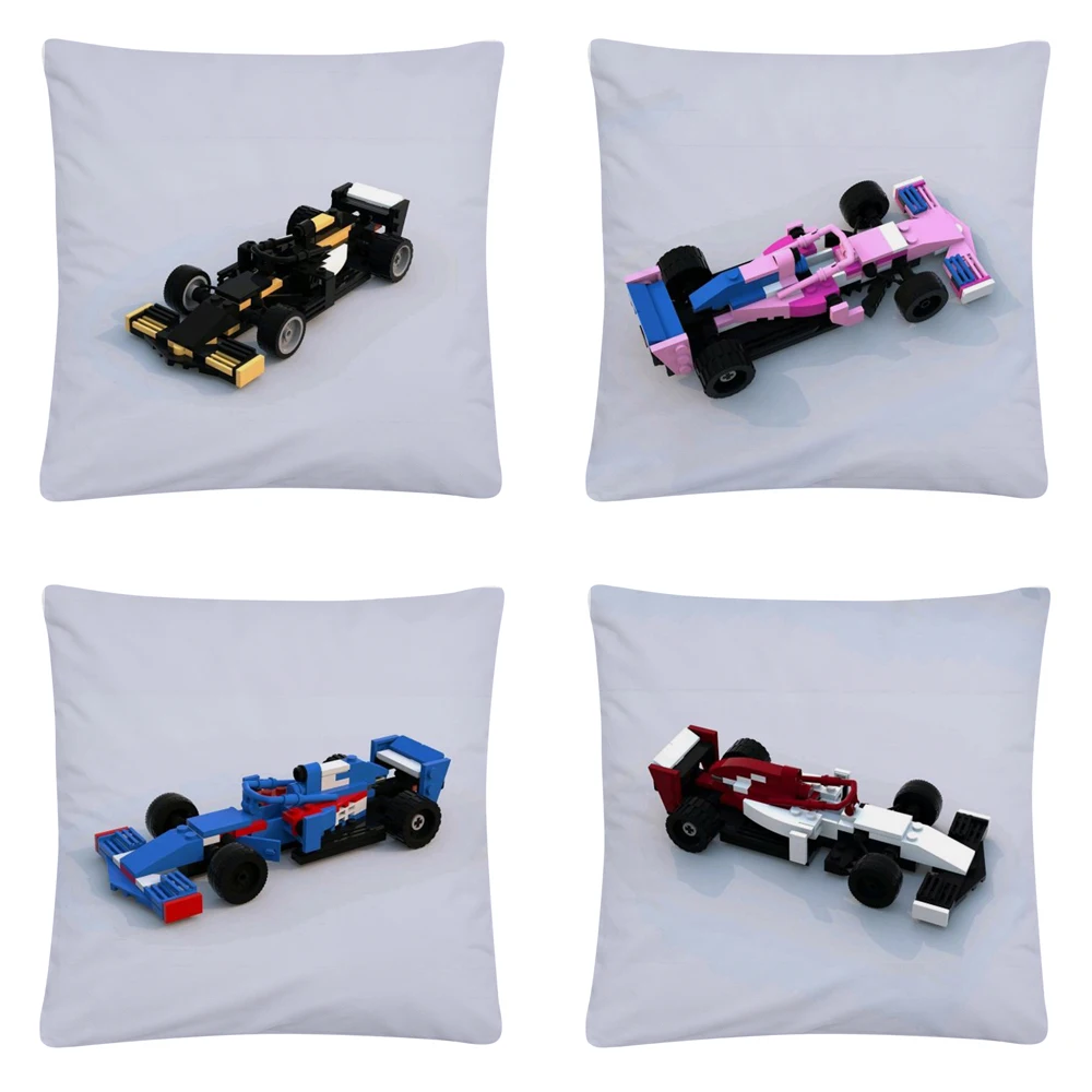 

Legoo sports racing pattern Soft Short Plush/Linen Cushion Cover Pillow Case for Home Sofa Car Decor Pillowcase 45X45cm