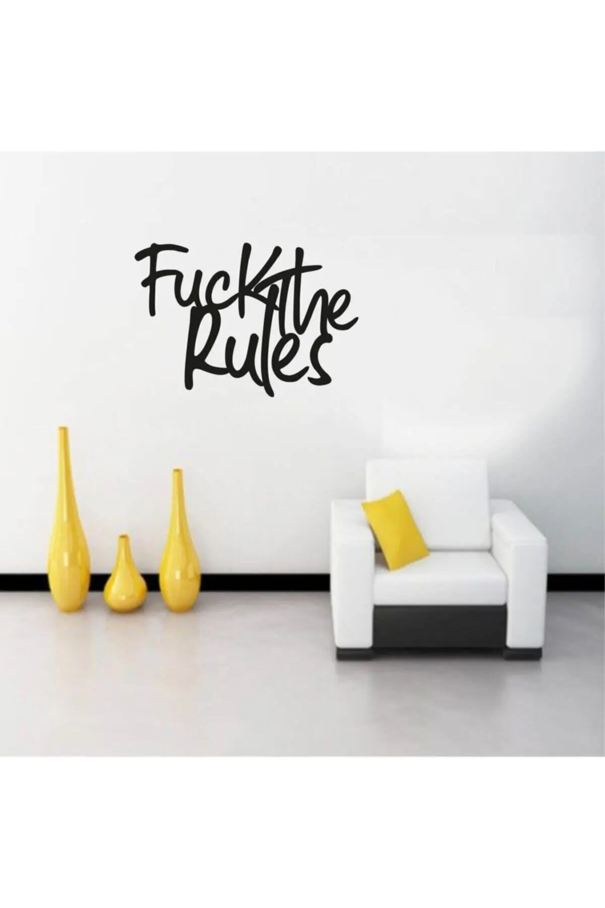 

The Rules Decorative Graffiti Laser Cut Wooden Painting 3mm Mdf Decoration Accessory Ornament Gift Home Office