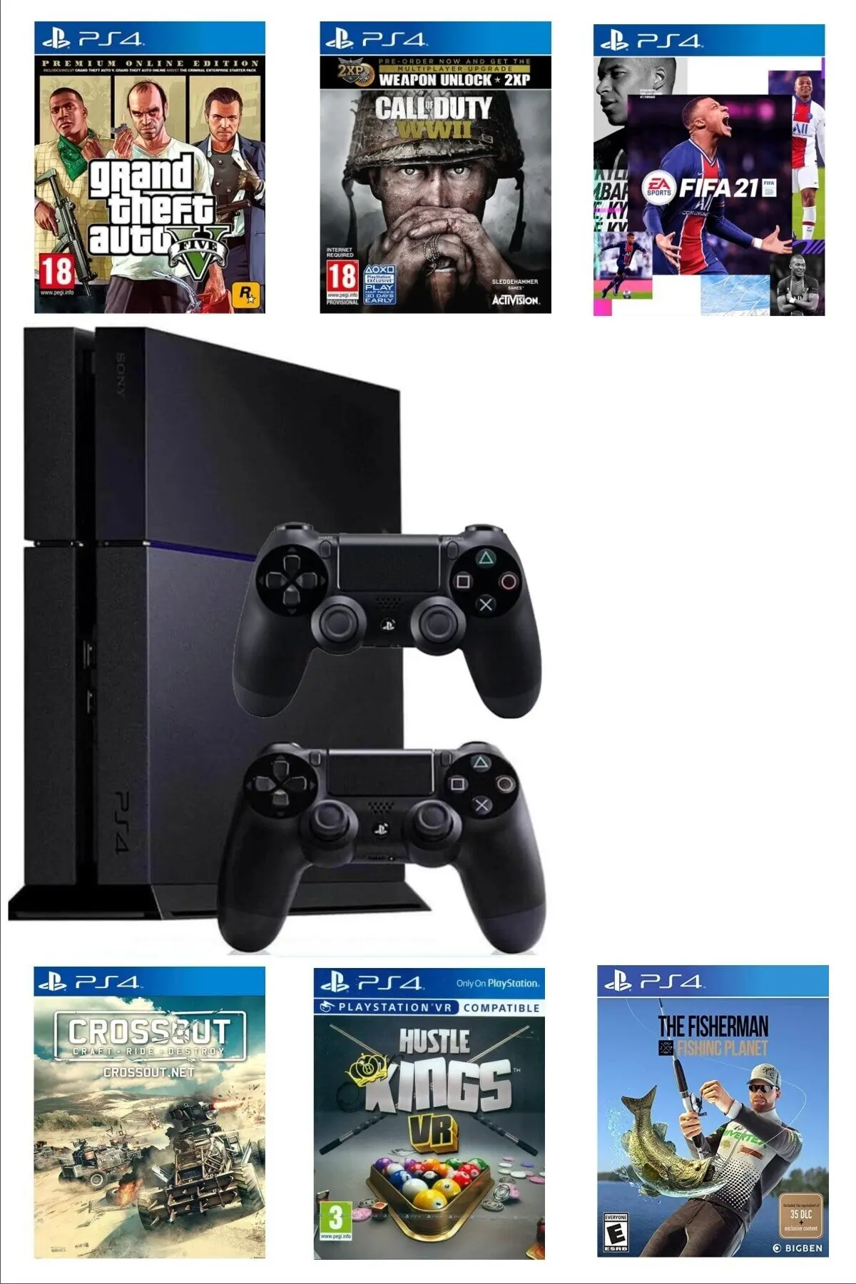 

Глянцевый чехол для Playstation 4 500 Гб