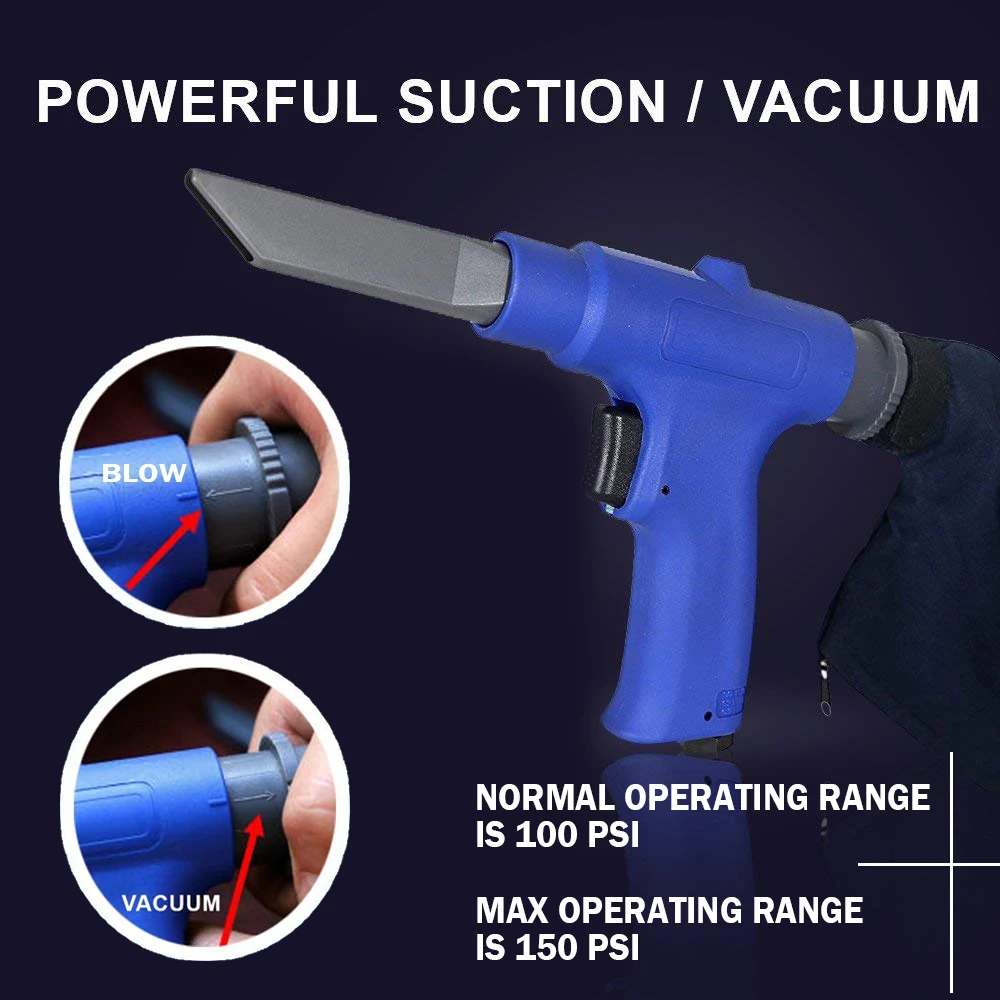 LEMATEC супер удобный воздушный чудо пистолет вакуумный быстро меняющийся удар и