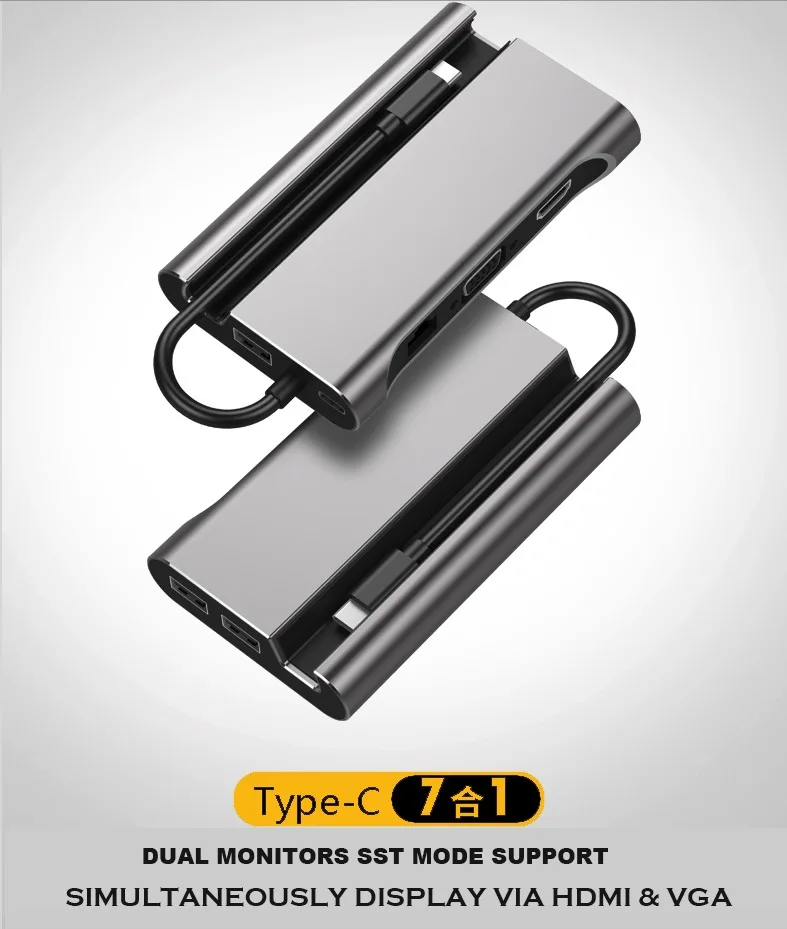 usb c мультиадаптер hdmi usb c hub hdmi vga rj45 ethernet lan ада