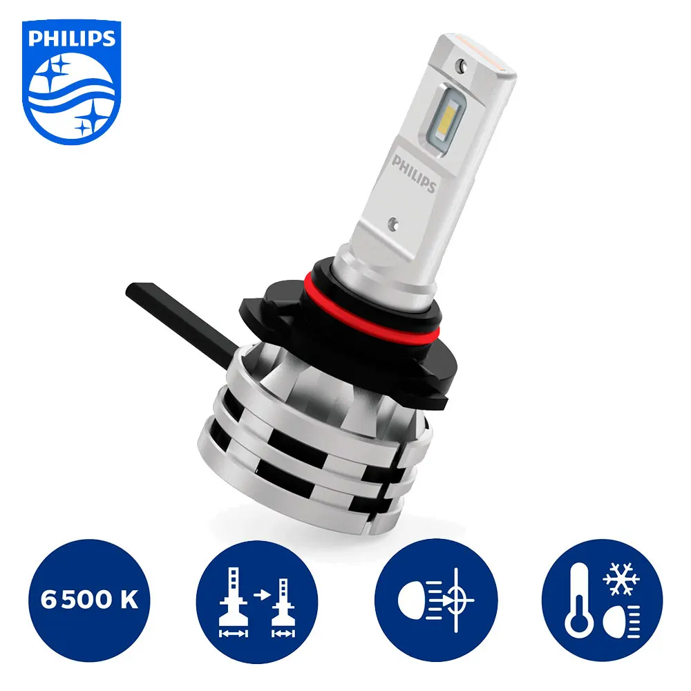 Автомобильные светодиодные лампы Philips Ultinon Essential LED HB3 / HB4 6500K (2 шт.) 11005UE2X2 |