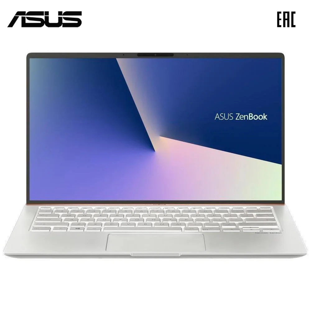 Ноутбук ASUS ZenBook 14 UX433FA A5467T 14.0' FHD/Core i3 8145U/8 Gb/512Gb SSD/UHD Graphics 620/Windows 10/Icicle Silver