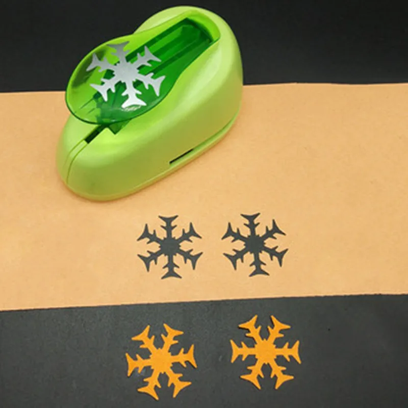 1 дюйм новый Дырокол в форме снежинки Рождественская Снежная конструкция дырокол