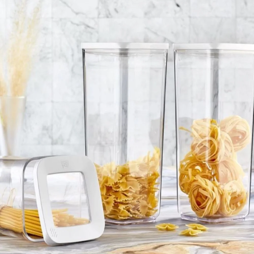 36912 kitchen container set spice rack food storage tissue box organizer airtight jars vacuum lid noodle cereals dish drainer free global shipping