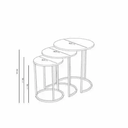 

Mirrored Silver Metal Nesting Table Modern Coffee Table Tea Table For Home Living Room Bedroom Free Shipping From Turkey