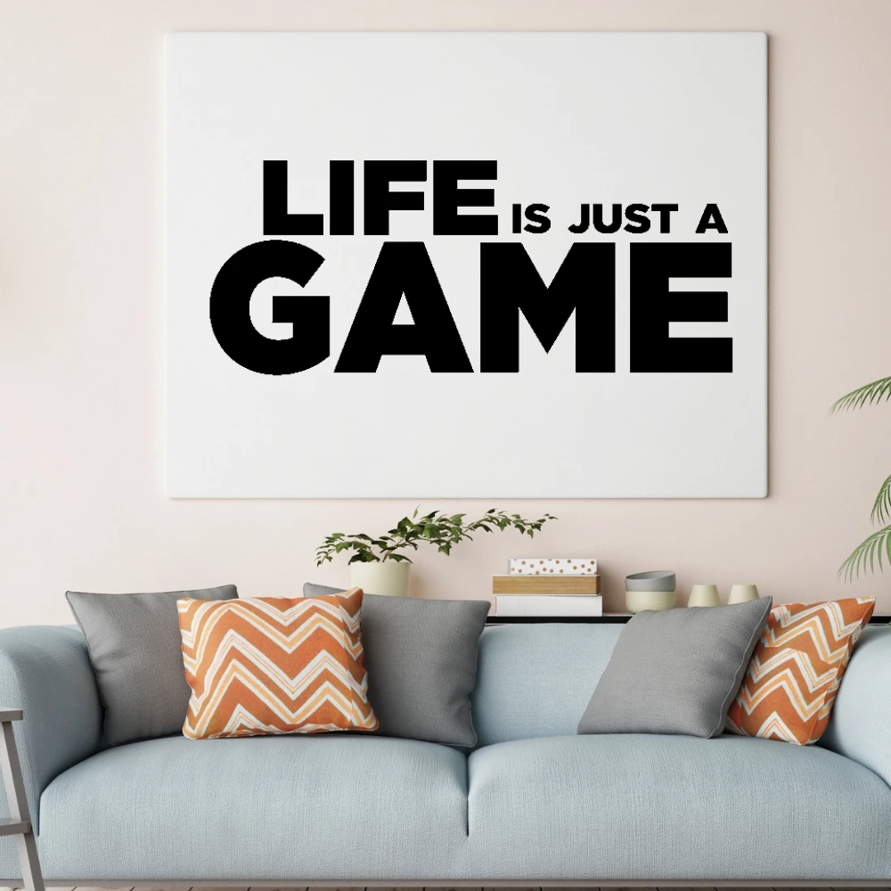 

Gamer's Quote Wall Sticker Decal Game Sticker Home Playroom Wall Art Decoration A00507