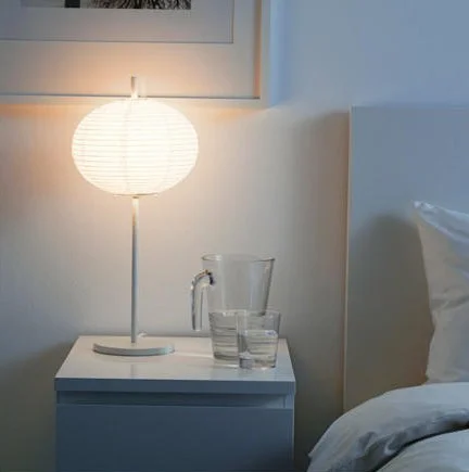 СОЛЛЕФТЕО Лампа настольная цвет белый (икеа) | Настольные лампы