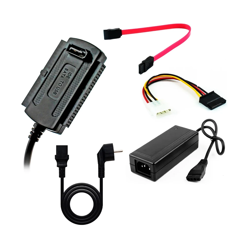 Адаптер питания устройство чтения жестких дисков HHDD SSDD IDE SATA в USB 2 0 | Компьютеры и