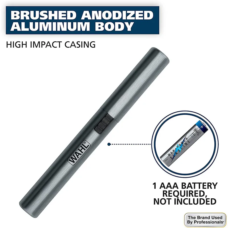 Триммер для бровей носа и ушей с заменяемыми сменными насадками - купить по