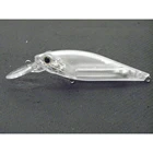 WLure 10 приманок в упаковке, Неокрашенная рыболовная приманка, пустой кренкбейт, 9,5 см, 13 г, для переноса веса, рыболовные снасти UPC723