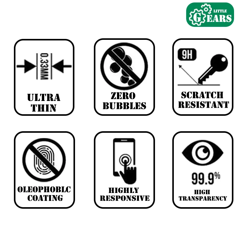 Комплект из 3 предметов для Xiaomi Redmi Note 9 защита экрана закаленного стекла