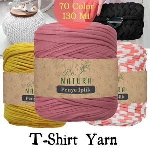Cotton Combed Yarn - 125 Meters - 750g - 20 Color Options - Thick - Mop, Accessory Materials, Blanke