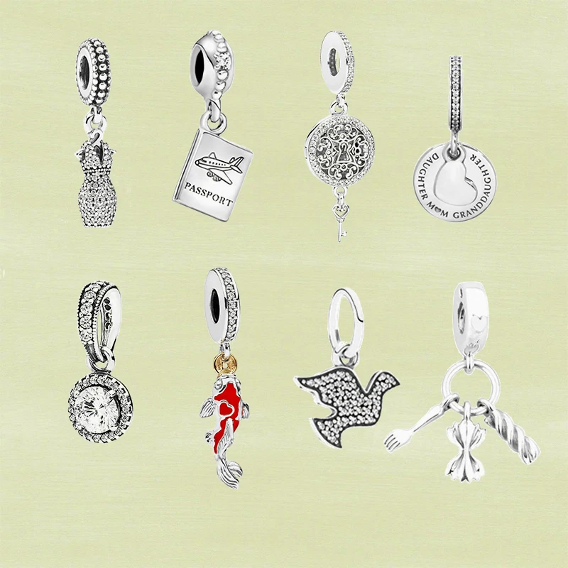 

2021 New High-quality 925 Sterling Silver Fashion Pendants, A Variety Of Cute Pendants Bring A New Experience, DIY Pendants