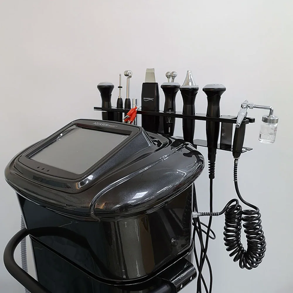 10 в 1 Многофункциональный Ультразвуковой гидро лица скруббер аппарат для