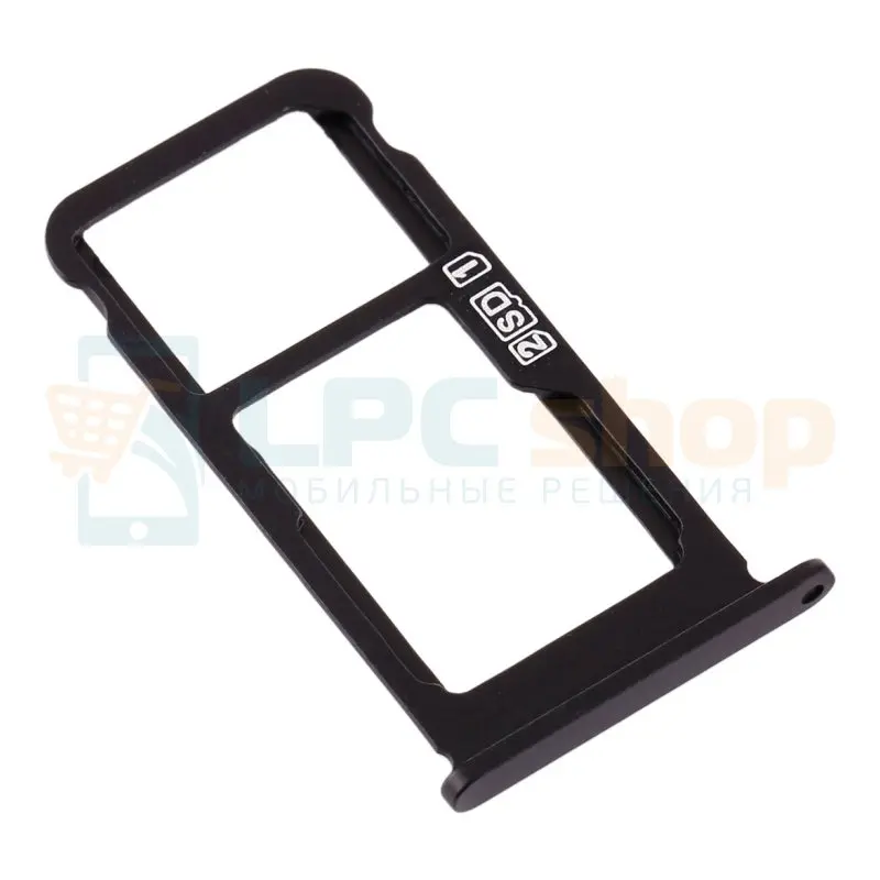 Tray SIM card for Nokia 7.1 Black |