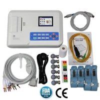 ecg300gecg300g vet veterinary single channel digital elektrokardiograph ecg machine 1 channel 12 lead ekg monitor