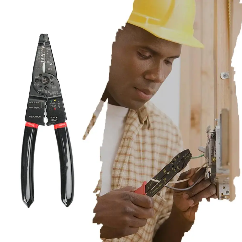 

7 In 1 Durable Multifunctional Automatic Cable Wire Stripper Crimper Crimping Cutting Plier Stripping Terminal Hand Tool