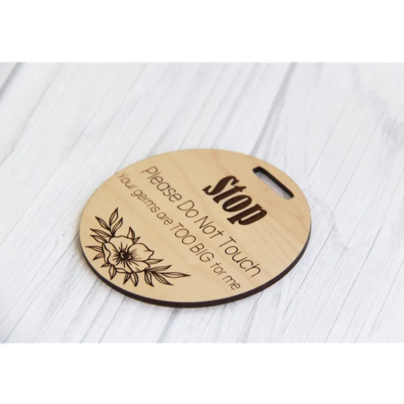 Детские Безопасность знак не прикасаясь к бирка Preemie коляска детское автокресло