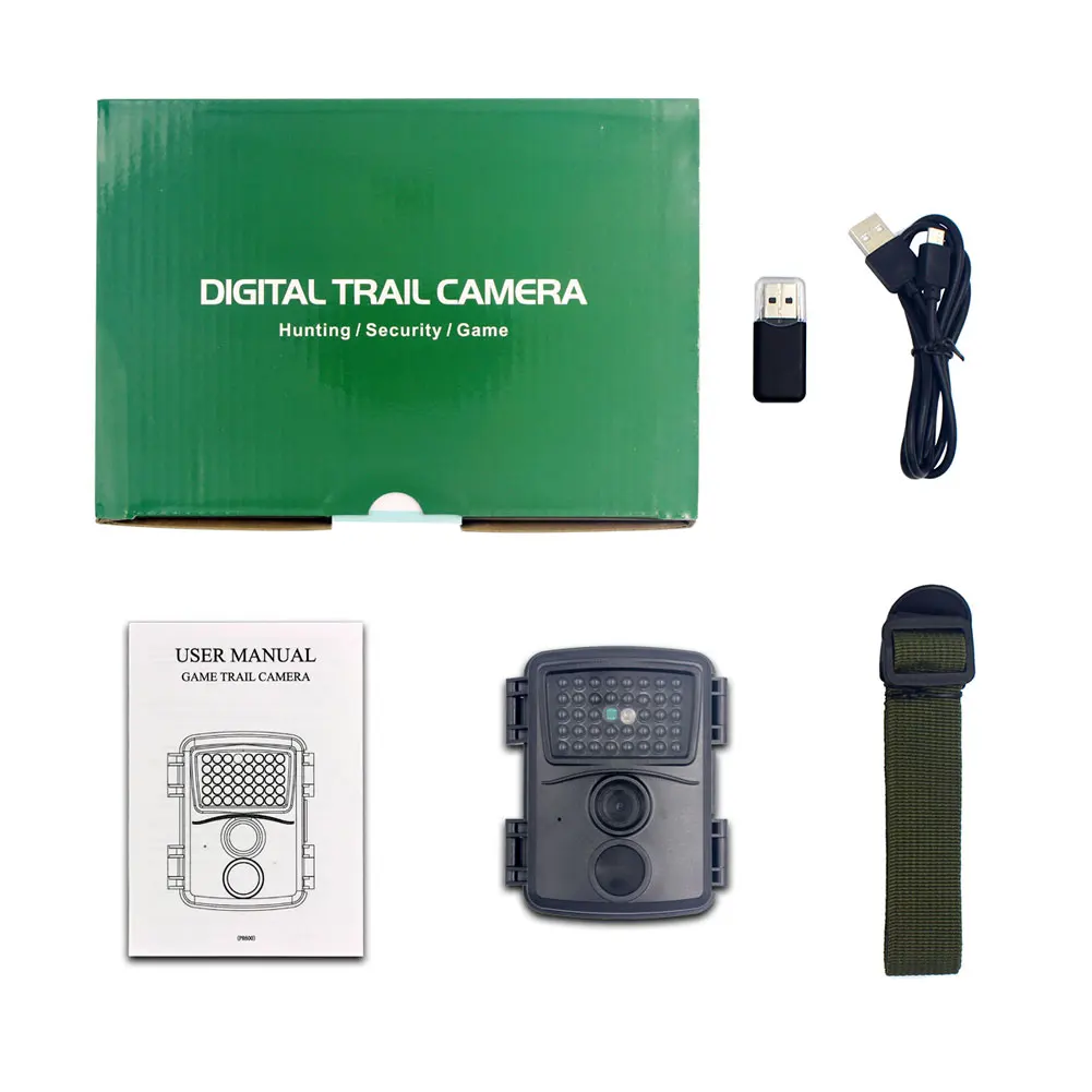 

Hunting Camera PR600 Photo Trap 12MP Wild-life Trail Night Vision Trail Thermal Imager Video Cameras for Hunting Scouting Game