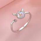 RINHOO модные классические блестящие кольца с кристаллами Свадебные ювелирные изделия женское элегантное обручальное кольцо с кубическим цирконием для женщин новый лучший подарок