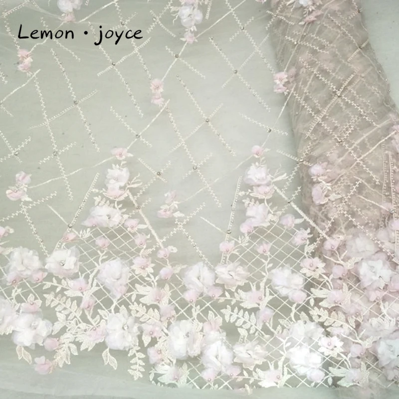 2019 Новое поступление африканская кружевная ткань с жемчугом 5 ярдов в лоте Гана