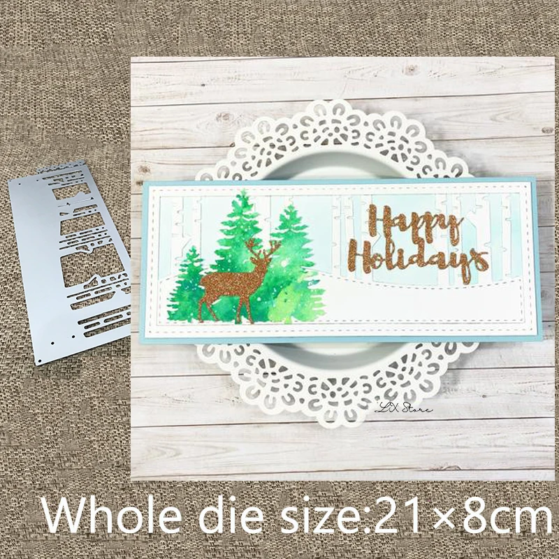 

New Design Craft Metal stencil mold Cutting Dies trunk frame decoration scrapbook die cuts Album Paper Card Craft Embossing