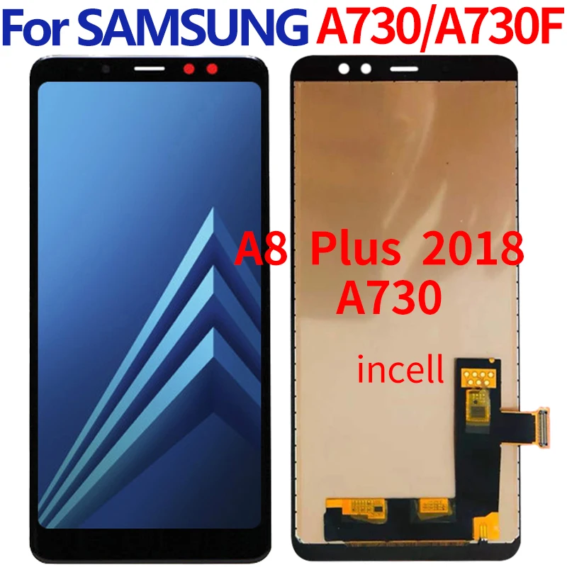 Для SAMSUNG SM-A730F A8 Plus 2018 + SM-A730F/DS A730 A730F ЖК-дисплей сенсорный дигитайзер замена |