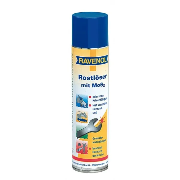 Растворитель ржавчины RAVENOL Rostloeser MOS 2 (0 4л) арт. 13600 | Автомобили и мотоциклы