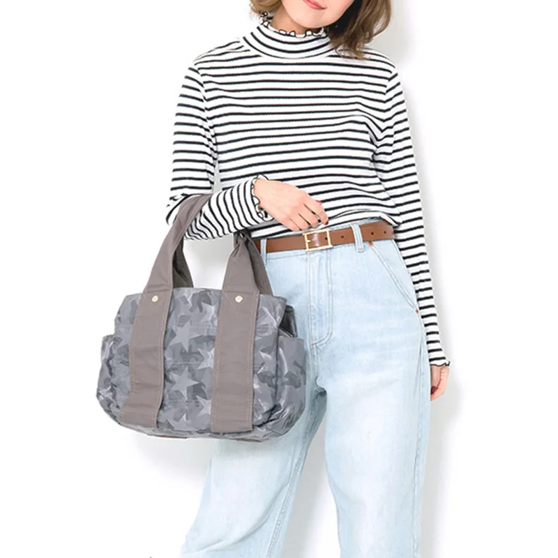 INYHEO женская сумка нейлоновая водонепроницаемая сумка-тоут большая вместимость