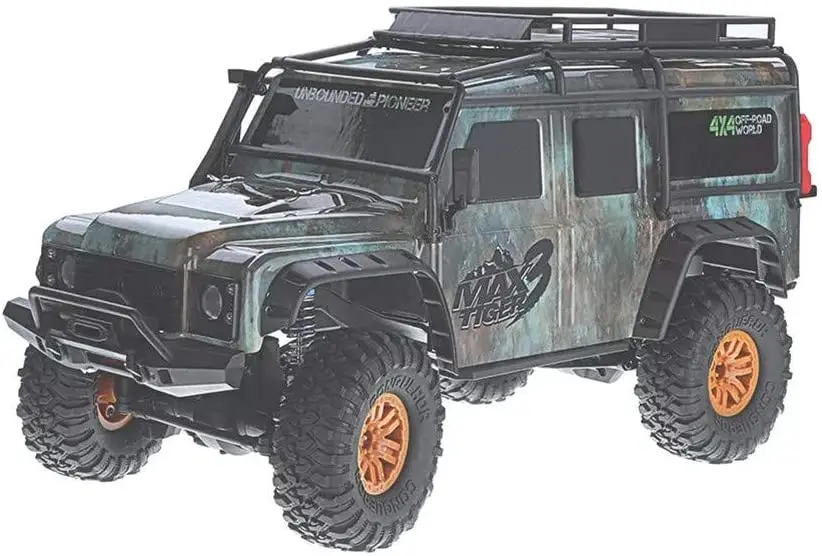 Автомобильный гусеничный внедорожник MODELTRONIC Land Rover Defender D90 масштаб 1/10 2 4 г тяга 4x4