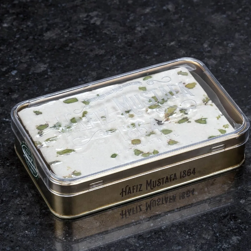 Турецкая традиционная известная марка хафыз Мустафа фисташки Helva Бесплатная и