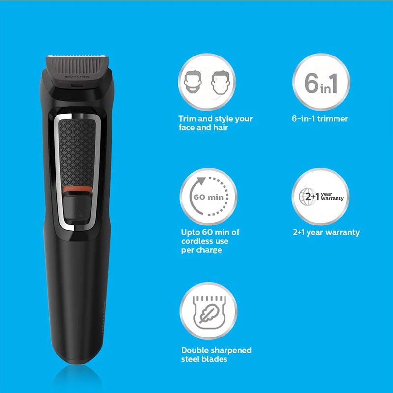 Машинка для стрижки волос и бороды Philips MG3710 | Бытовая техника