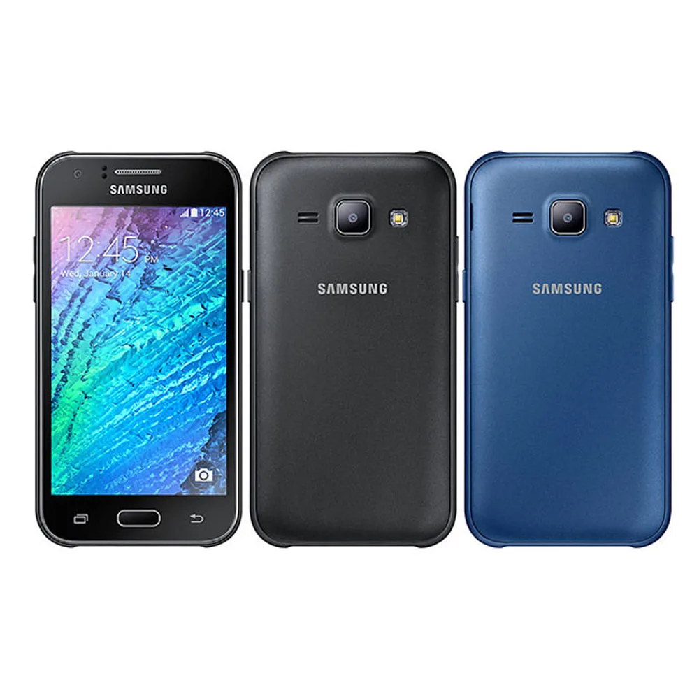 original unlocked samsung galaxy j1 j100 4 3 inches dual core 4gb rom 5mp camera dual sim android mobile phone refurbished free global shipping