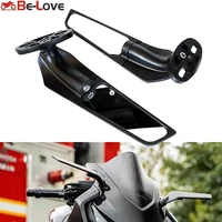 motorcycle mirrors modified wind wing for honda cbr1000rr cbr600rr cbr 250r 300r 400rr 500r adjustable rotating rearview mirror