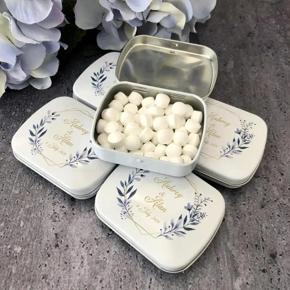 

Mint to Be Wedding Favors Mariage Bridal Shower Engagement Gift Personalised Heart Shaped Mint Wedding Party Gift for Guests