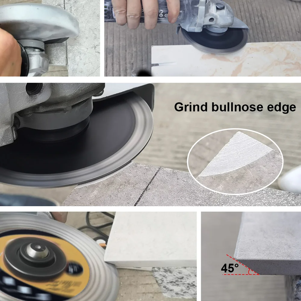 Пильный диск сегментного типа 115-125 мм Turbo Diamond Super Porcelain Tile Ceramic для резки гранита, мрамора и шлифования.