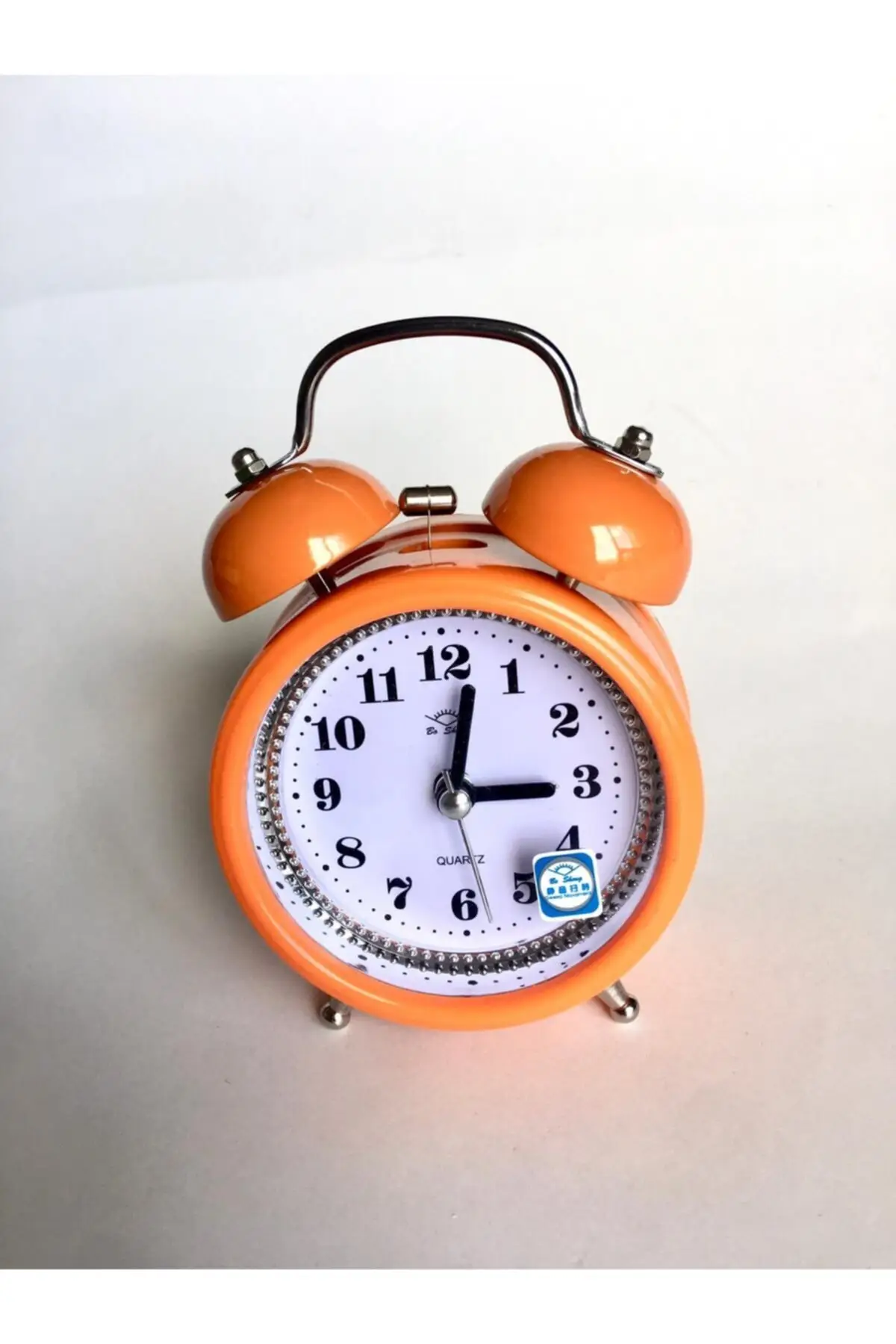 

Yuvarlak Dekoratif Turuncu Çalar Маса Saati