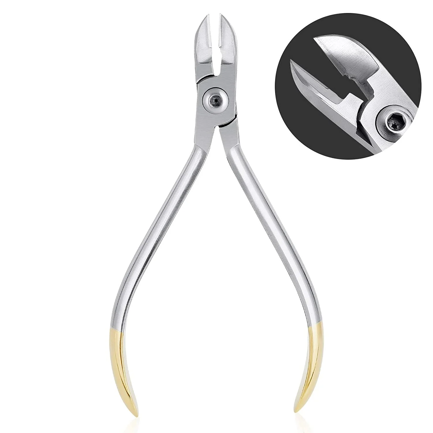 

Dental Ligature Cutter Plier, Orthodontic Light Wire Cutting Pliers Instruments with Tip